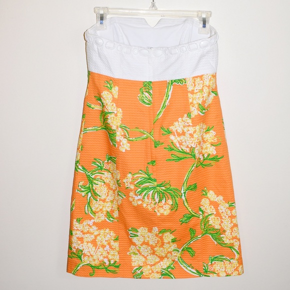 Lilly Pulitzer Bowen Lace By The Docks Dress Nectar Orange - Picture 6 of 9